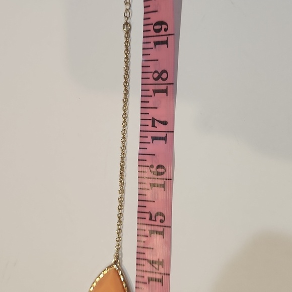 NWT Vintage Cookie Lee Women's Sorbet Peach  Goldtone Jeweled Statement Necklace - Picture 8 of 11